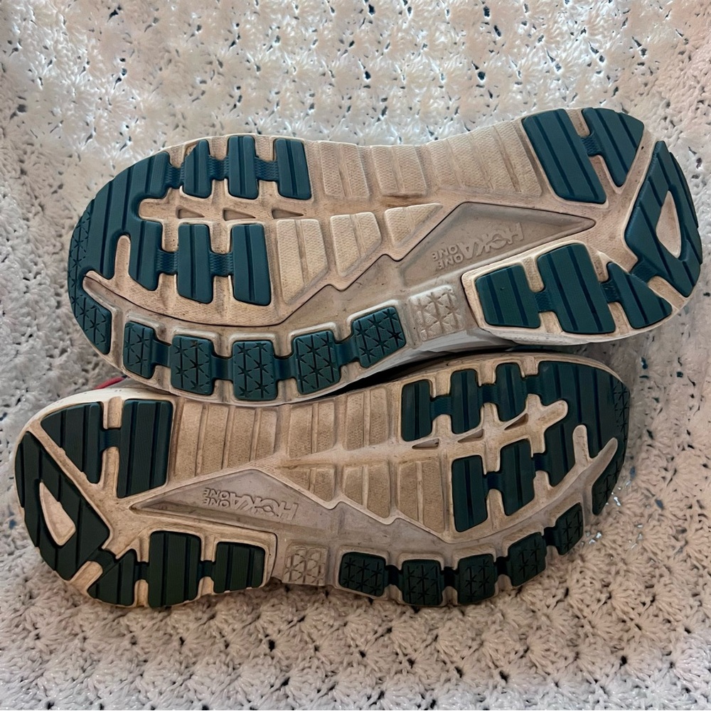 HOKA Gaviota 4 running shoes - blue fog/ plein air women’s wide width size 9.5 - Picture 7 of 16